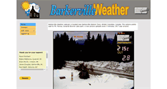 Desktop Screenshot of barkervilleweather.ca